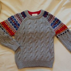 Boys Hanna Andersson fair isle sweater